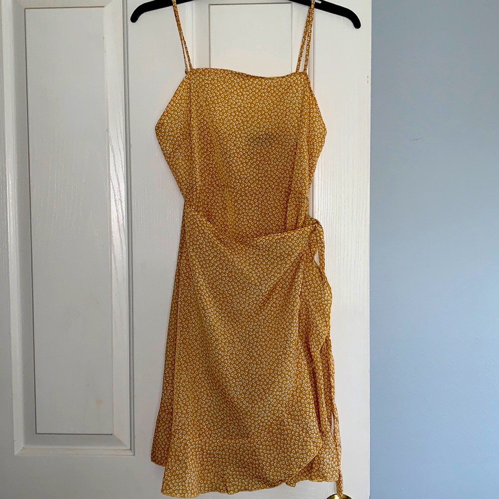 Trendy wrap sundress